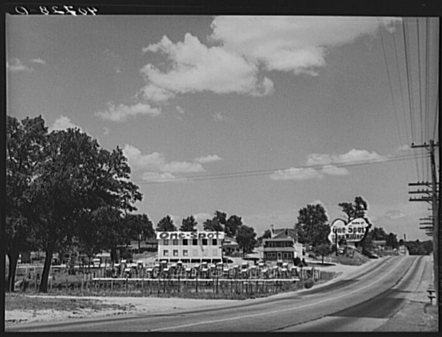 One Spot Town 1940 Library of Congress